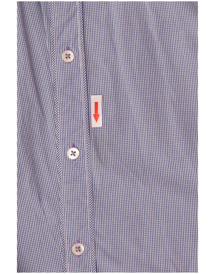 Cămașă pentru bărbați Ted Baker Mărimea 6 2XL Bleumarin Check