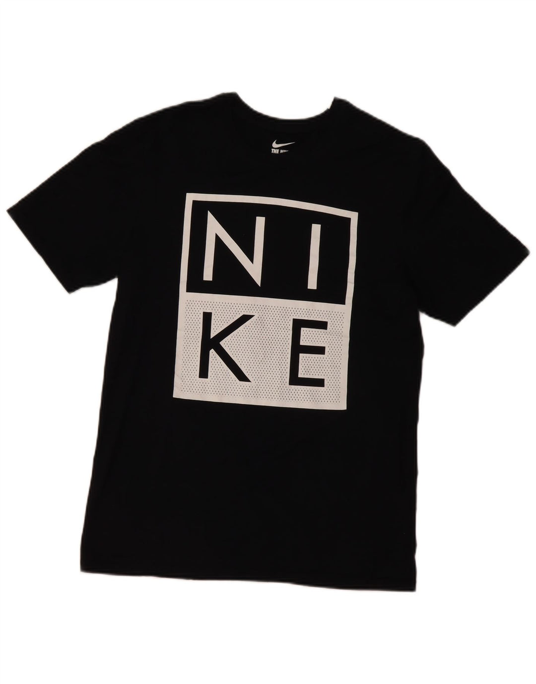 Tricou grafic Nike pentru bărbați Top mediu negru bumbac
