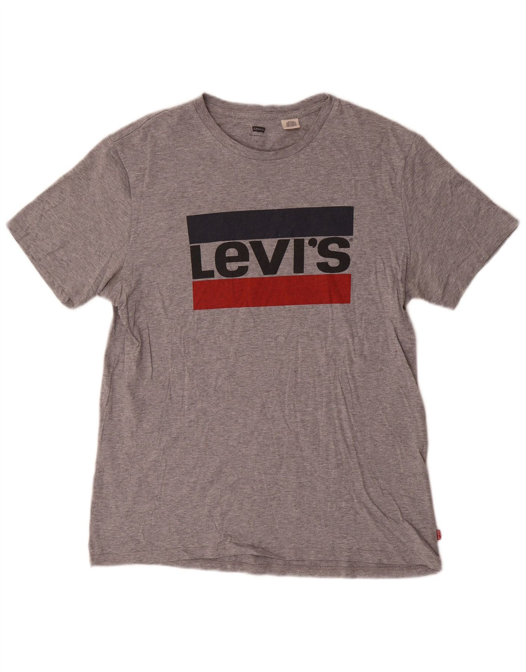 Tricou cu grafică Levi's pentru bărbați Top mare, gri cu pete