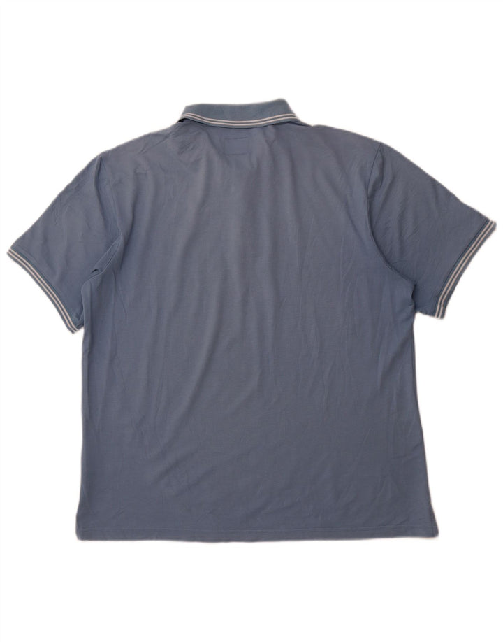 Tricou polo pentru bărbați CHAMPION Easy Fit XL Albastru