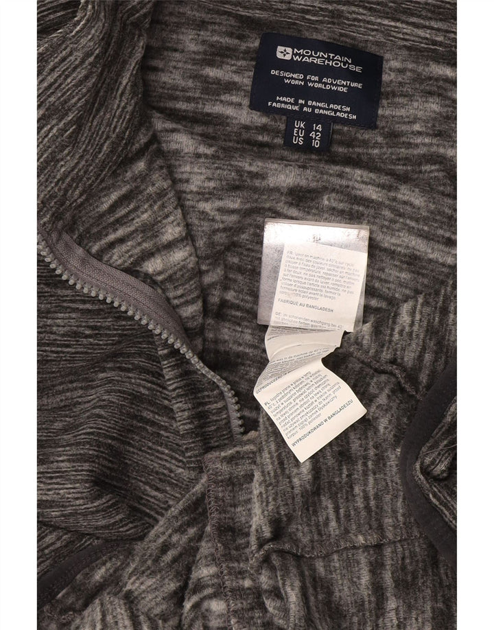 Jachetă din lână pentru femei Mountain Warehouse UK 14, mare, gri poliester pătat