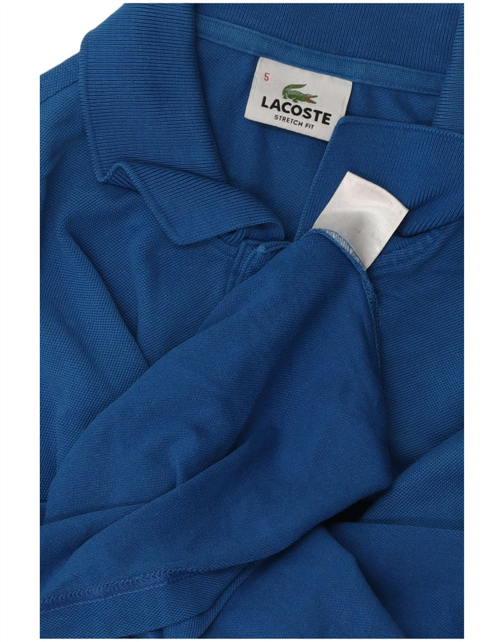 Tricou polo LACOSTE pentru bărbați mărimea 5 mare, albastru, bumbac