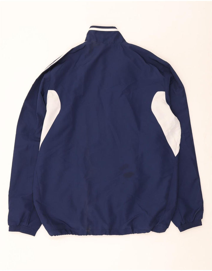 Jachetă de trening pentru bărbați Adidas, mare, albastru, poliester color bloc