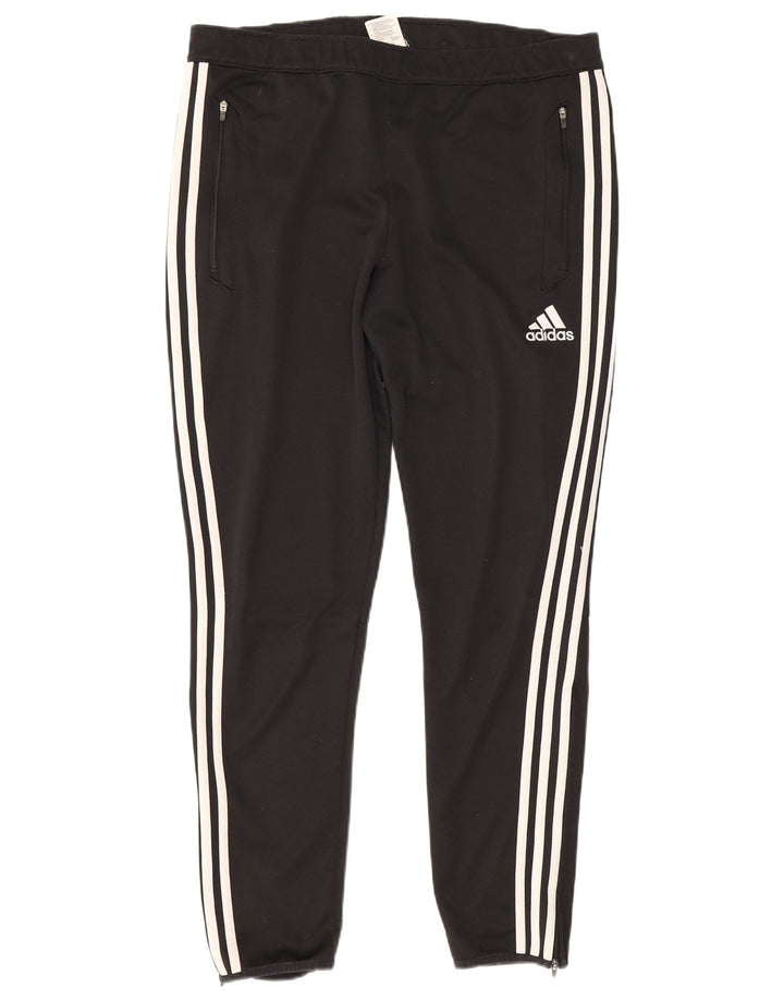 Pantaloni de trening Adidas Climacool pentru bărbați, mari, negru, poliester color bloc