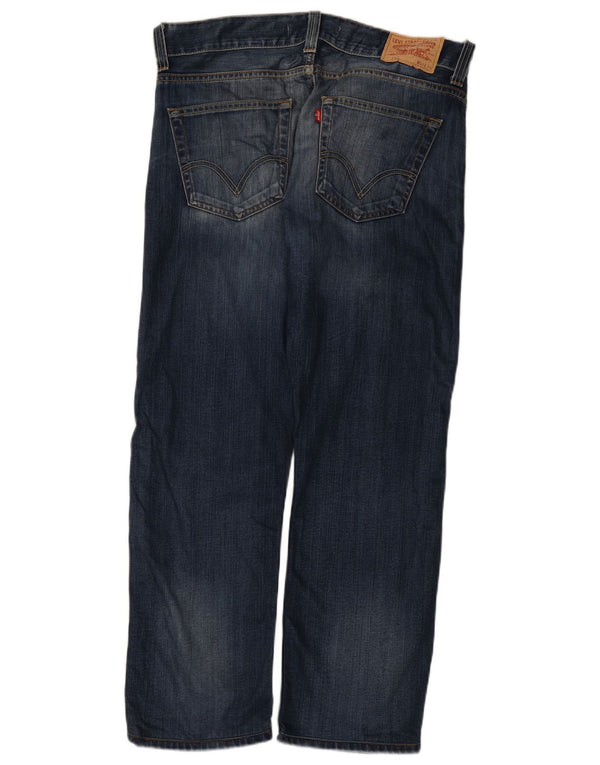 Blugi drepti pentru bărbați Levi's 506 Standard Fit W36 L28 Bumbac albastru