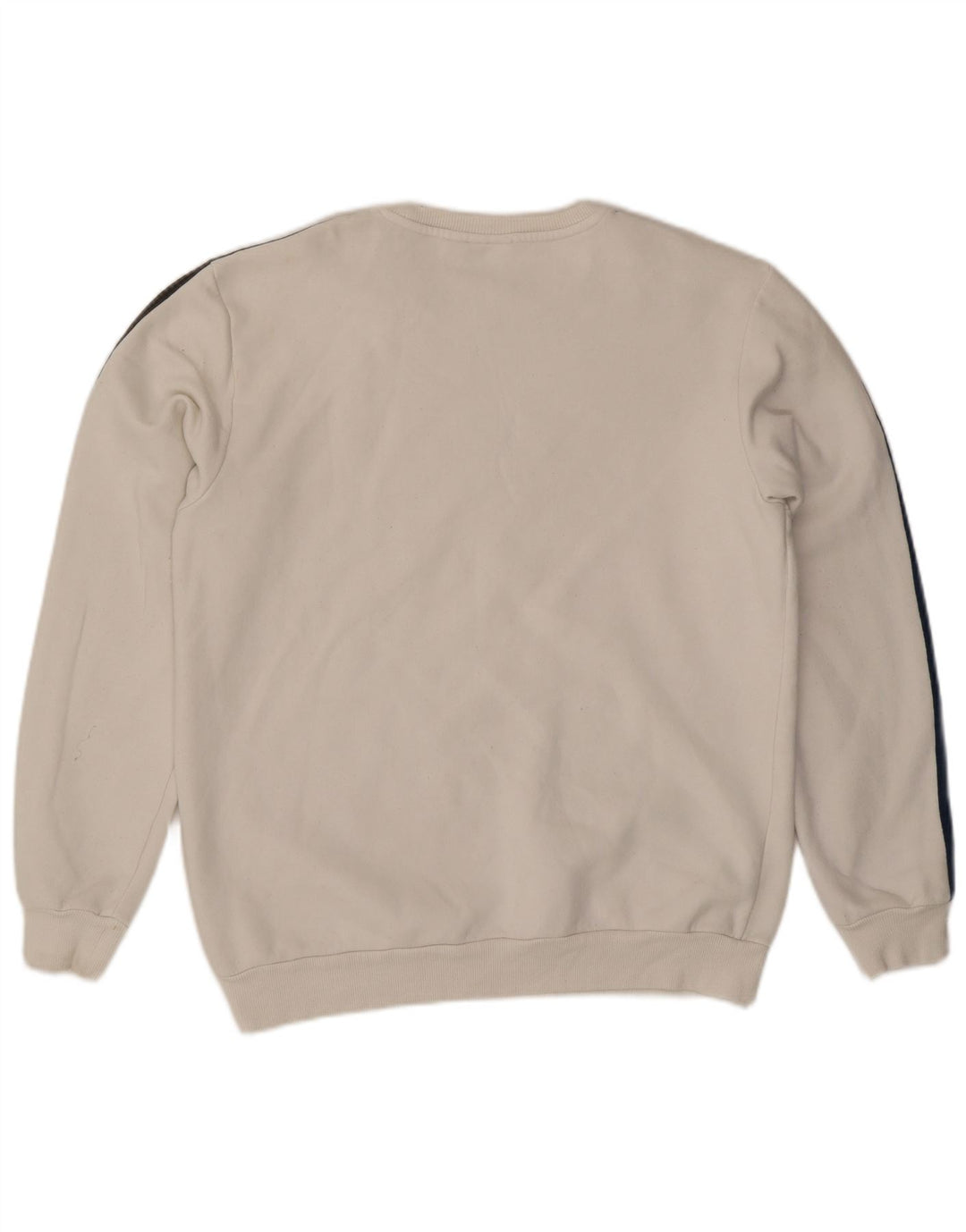 Pulover Adidas pentru bărbați, bumbac alb mediu