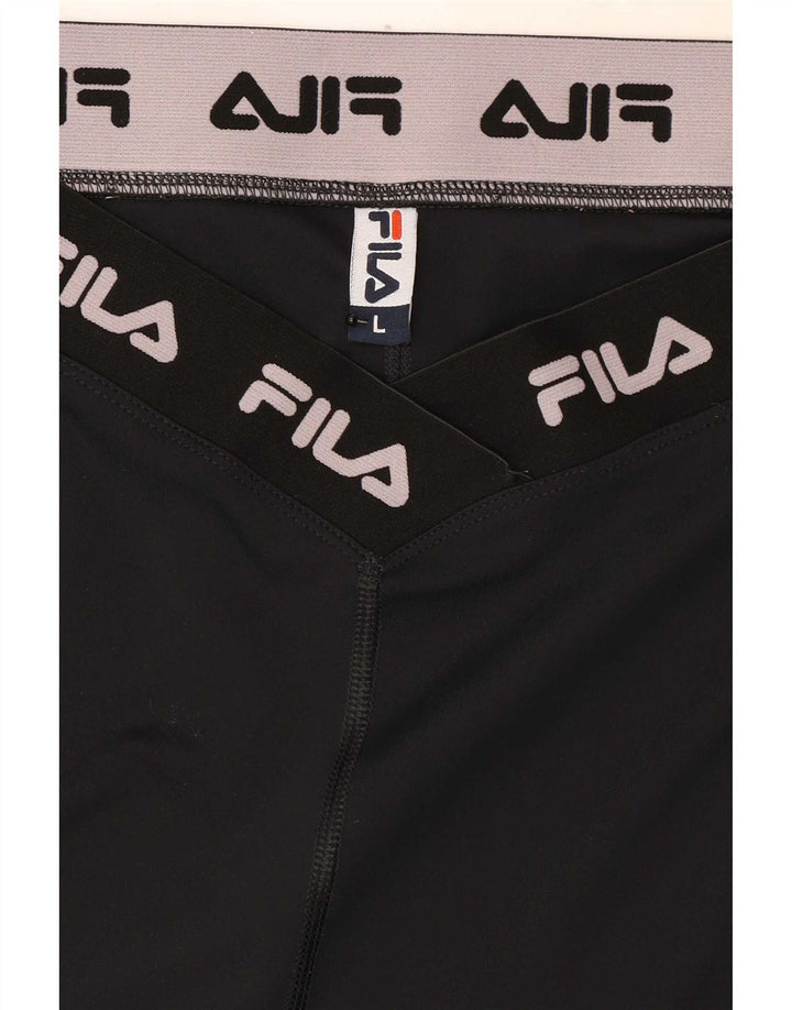 Leggings cu grafic pentru femei Fila UK 16 Large Black