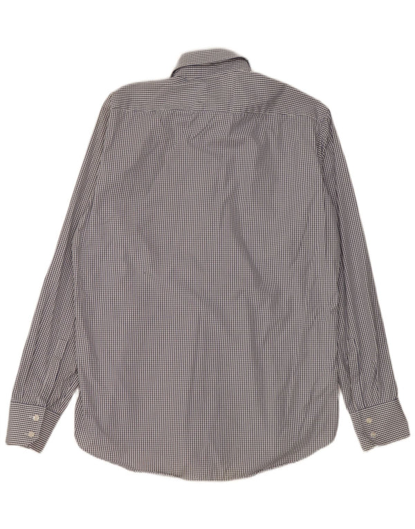 Cămașă pentru bărbați Hugo Boss Mărimea 39 15 1/2 Bumbac Vichy albastru mediu