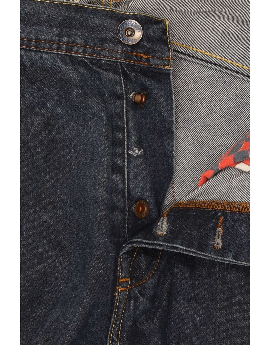 Blugi drepti pentru bărbați Volcom W32 L31 bumbac bleumarin