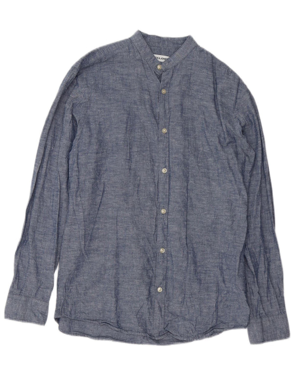 Cămașă Jack & Jones Bărbați Mic Albastru Bumbac