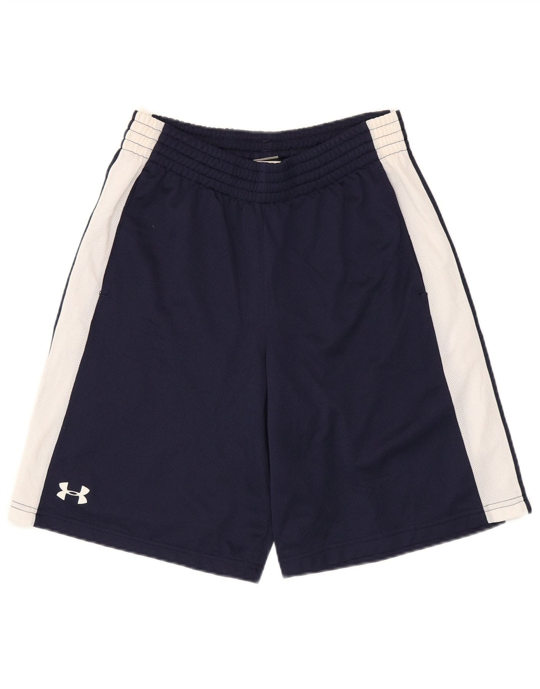 Pantaloni scurți sport Under Armour pentru bărbați, mici, bleumarin, poliester color bloc