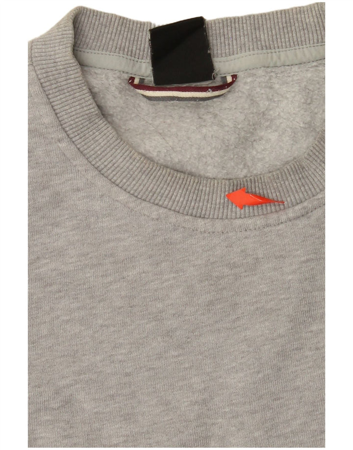 Pulover COLMAR pentru bărbați, bumbac color bloc, gri mic