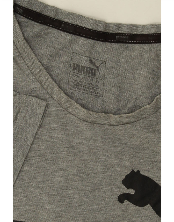 Tricou grafic PUMA pentru bărbați Top mediu gri