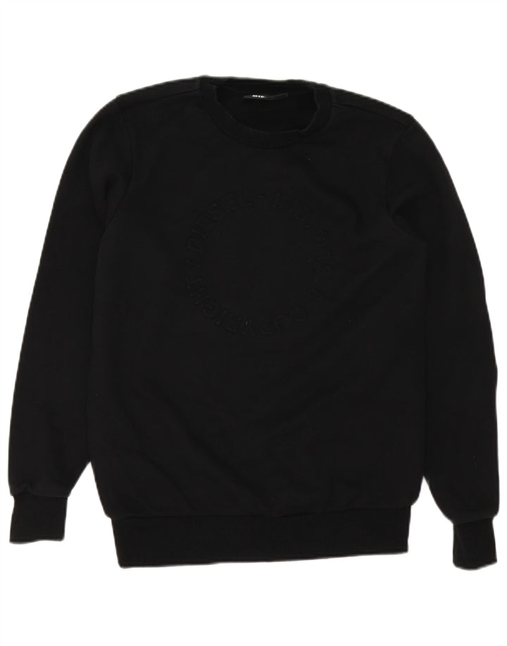 Diesel Bărbați Hanorac Pulover XS Bumbac Negru