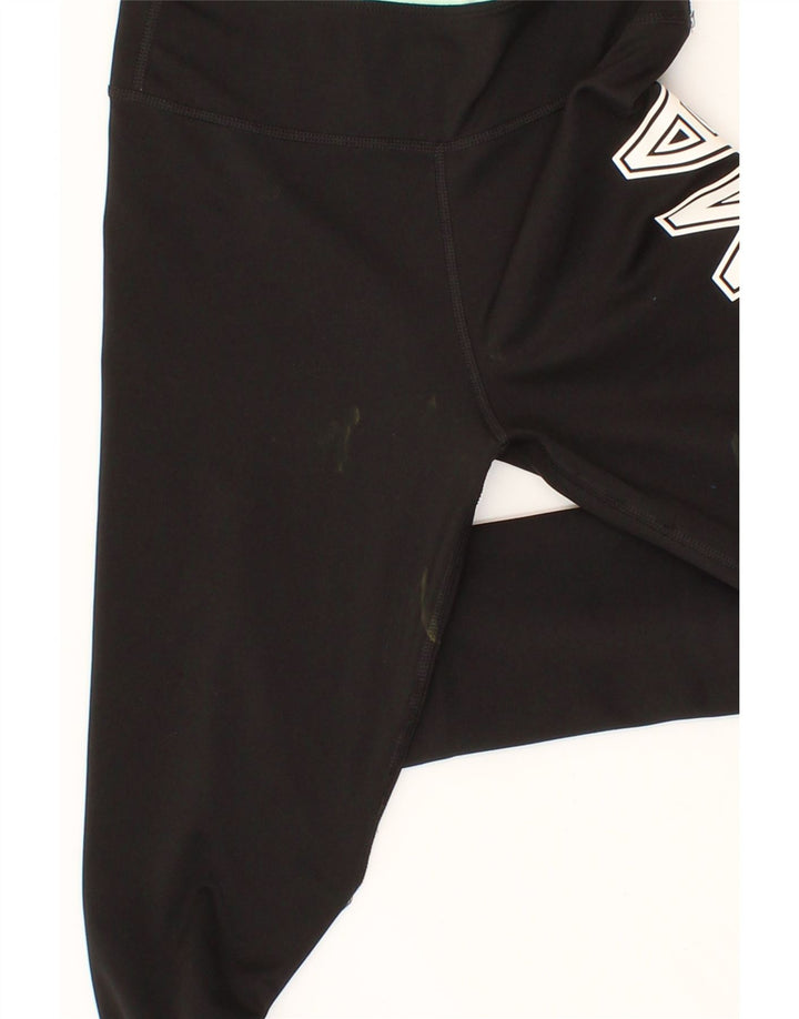 PUMA Girls Graphic Leggings 9-10 Year Medium  Black Vintage Puma and Second-Hand Puma from Messina Hembry 
