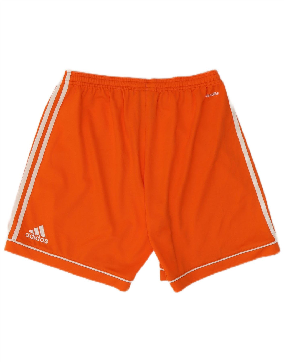 Pantaloni scurți sport pentru bărbați Adidas Climalite, poliester portocaliu mediu