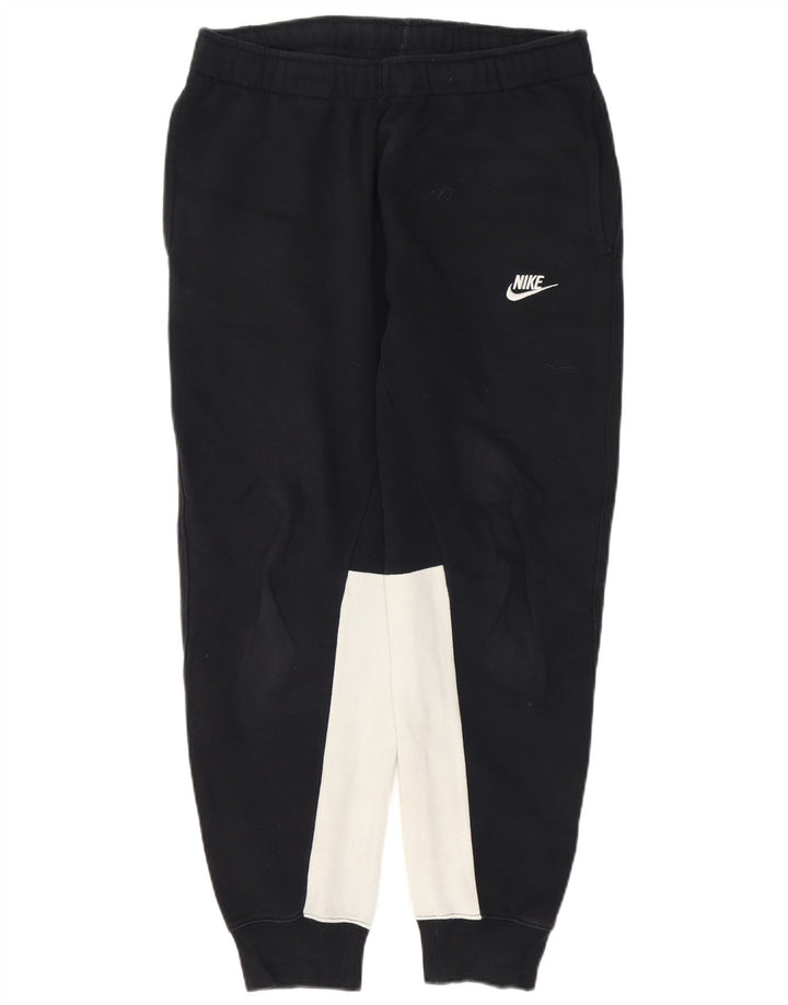 Pantaloni de trening pentru bărbați Nike Pantaloni de jogging, mediu negru, bumbac color bloc