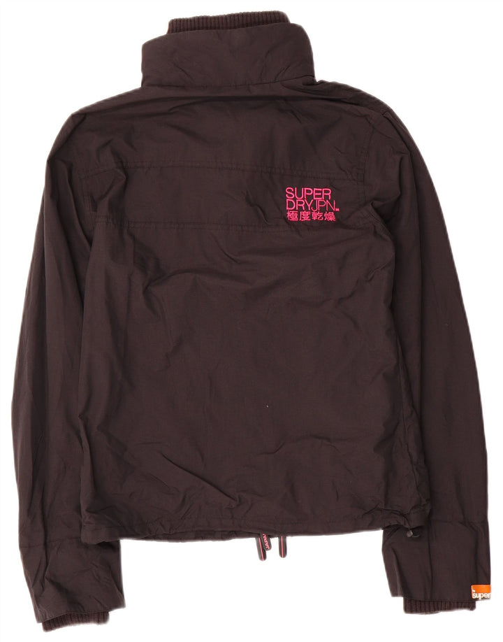 Jachetă Windbreaker Superdry pentru femei UK 12 Medium Black