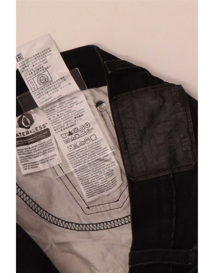 Blugi Levi's 511 Slim pentru bărbați W29 L32 bumbac negru