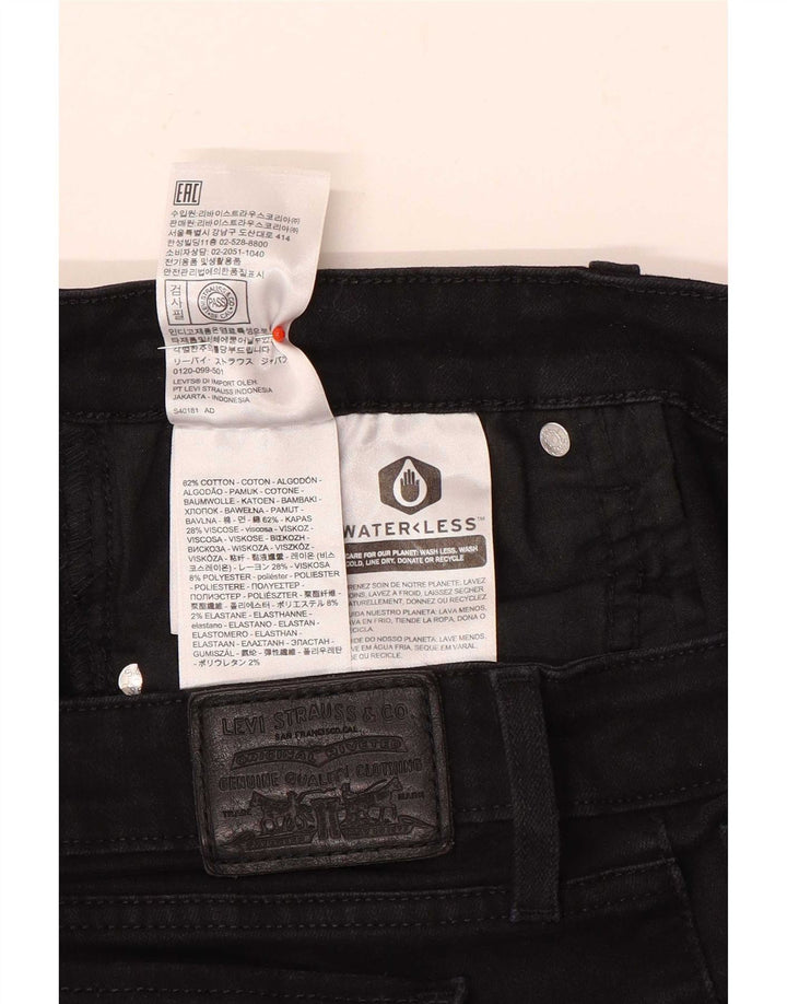 Blugi slim pentru femei Levi's W32 L26 bumbac negru