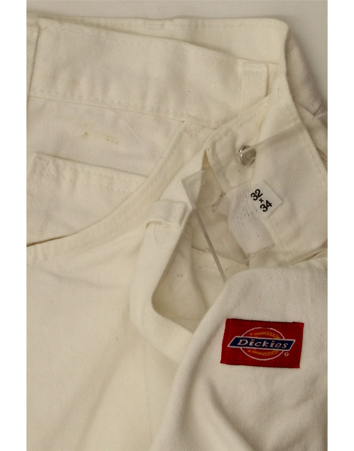 Blugi DICKIES Cargo drepte pentru bărbați W32 L34 alb
