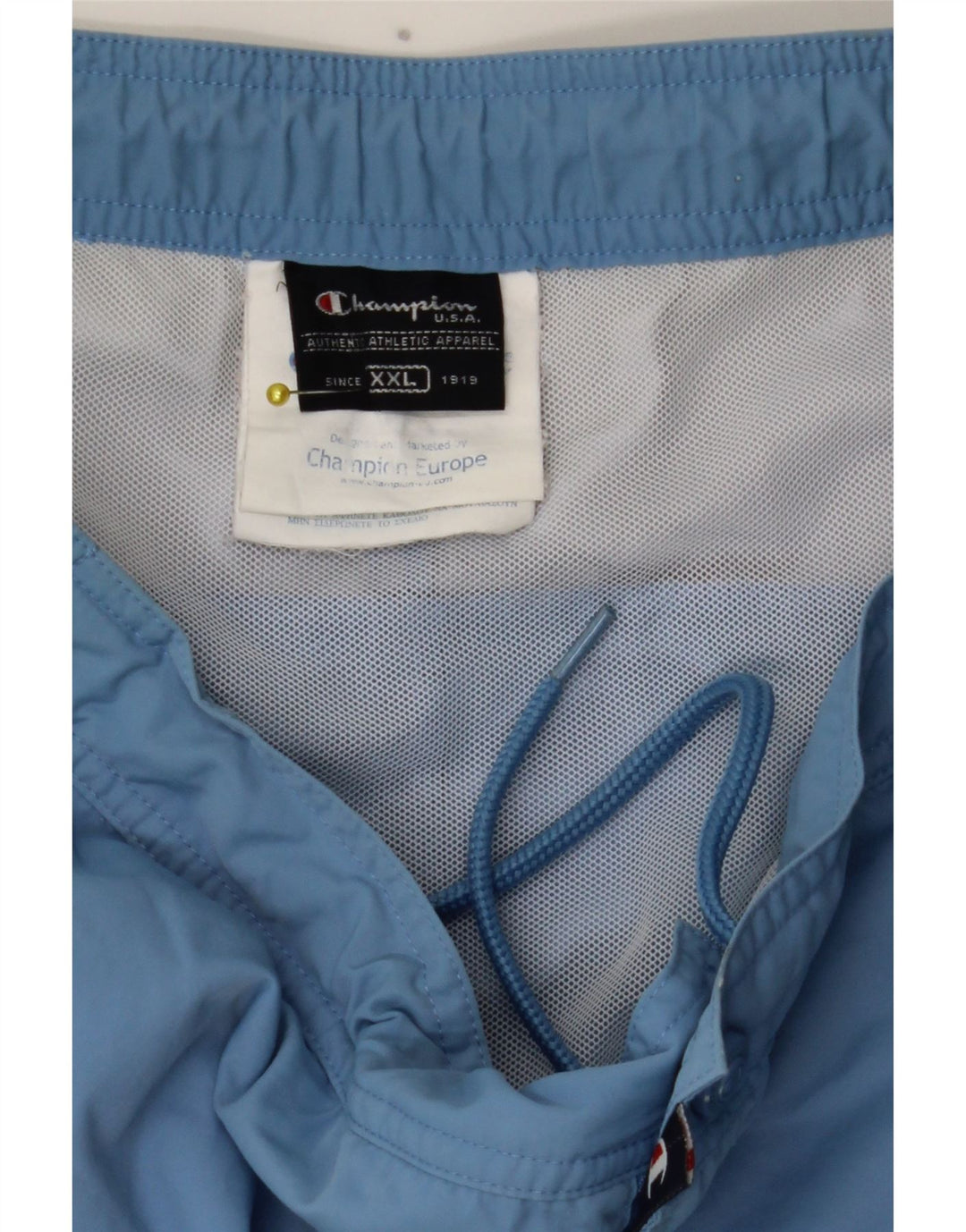 Pantaloni scurți de înot Champion pentru bărbați 2XL, albastru, poliester color bloc