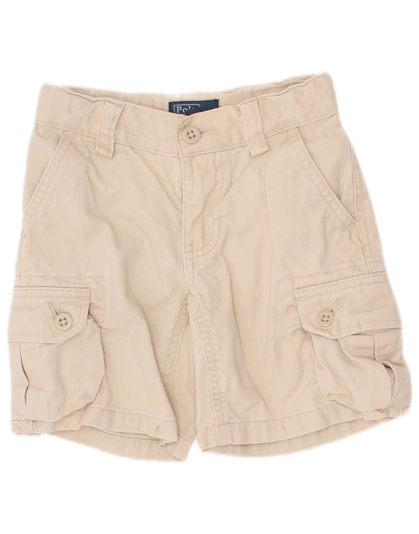 Pantaloni scurți cargo pentru băieți Polo Ralph Lauren 2-3 ani W20 bumbac alb