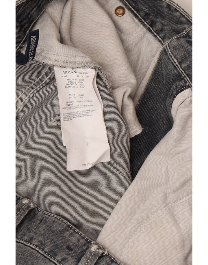 Blugi slim pentru bărbați Armani W36 L32 bumbac gri