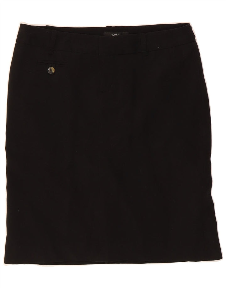 MOSSIMO Womens Stretch Straight Skirt US 2 XS W30  Black Polyester Vintage Mossimo and Second-Hand Mossimo from Messina Hembry 