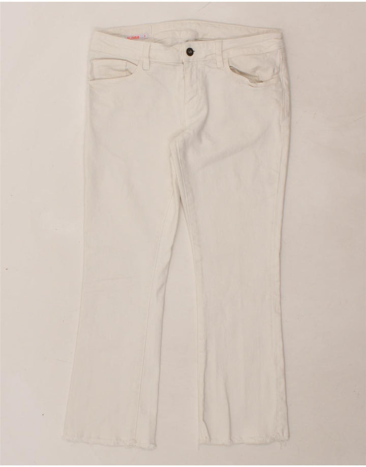 SUN68 Womens Bootcut Jeans W29 L27 White Cotton Vintage Sun68 and Second-Hand Sun68 from Messina Hembry 