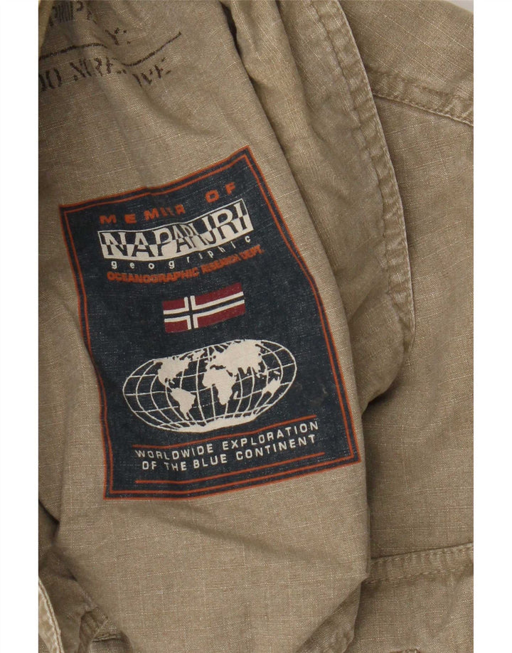 Jachetă Napapijri Geographic Utility pentru bărbați UK 38 Medium Khaki