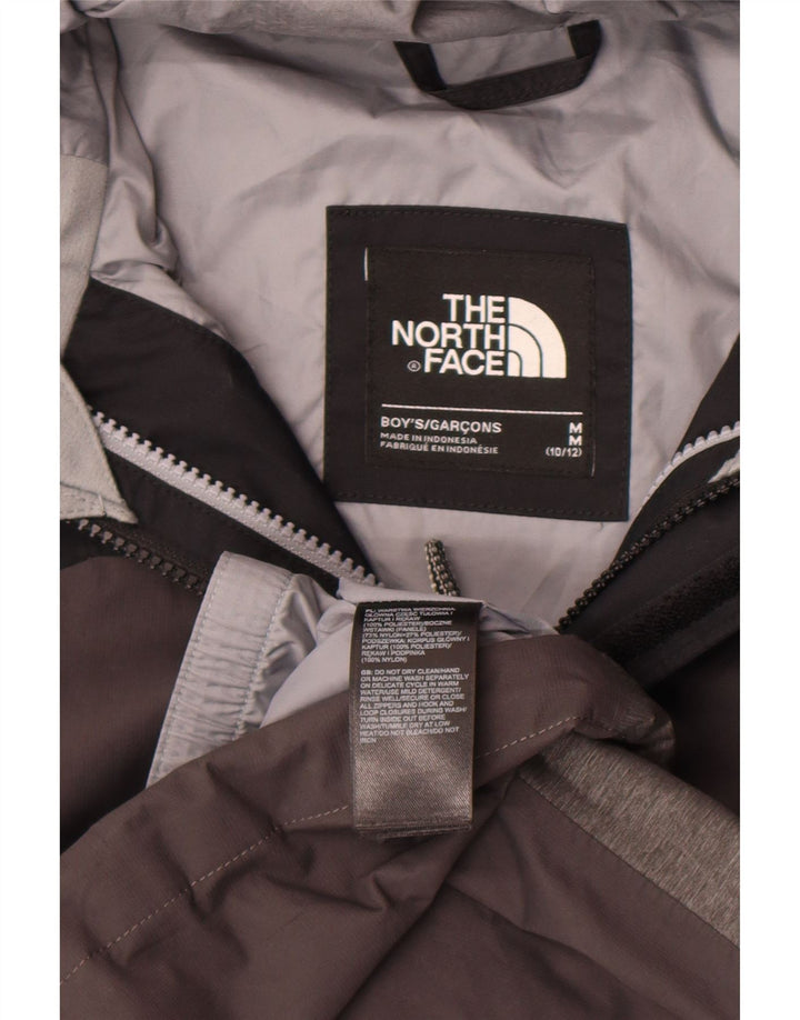 Jachetă de ploaie cu glugă The North Face pentru băieți, 10-11 ani, poliester mediu gri