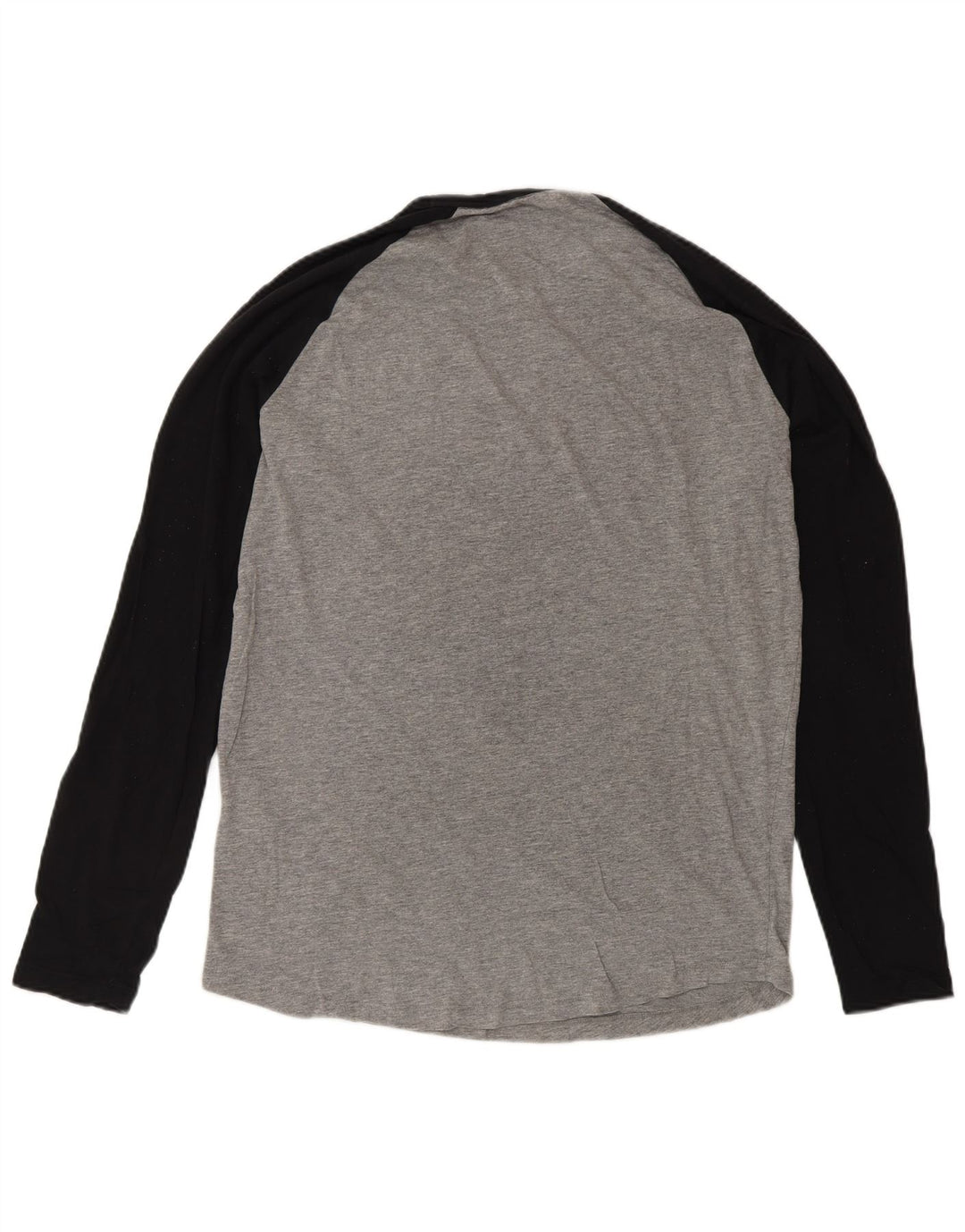 Jack & Jones Top pentru bărbați cu mânecă lungă din bumbac gri mediu