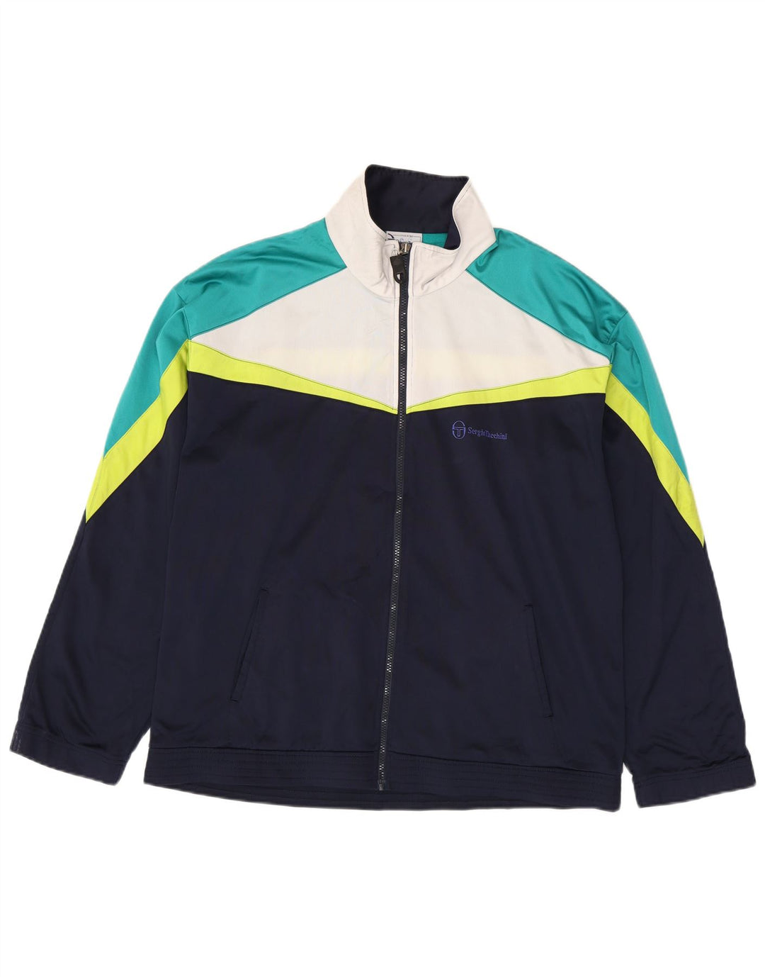 Jachetă de trening pentru bărbați Sergio Tacchini, XL, albastru bleumarin