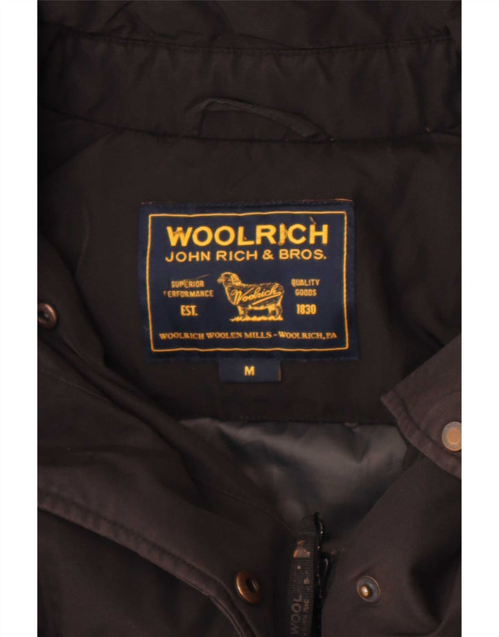 Jachetă parka cu glugă Woolrich pentru femei UK 12 Medium Black