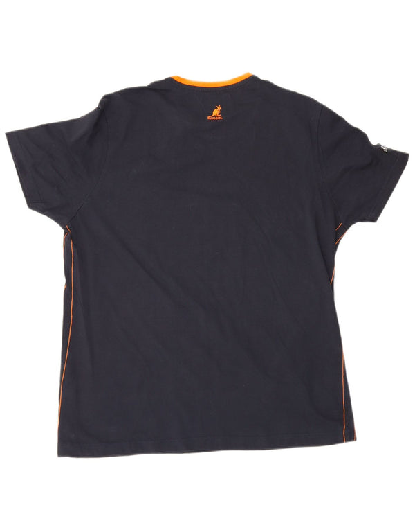 Tricou pentru bărbați Kangol Top XL Bumbac bleumarin