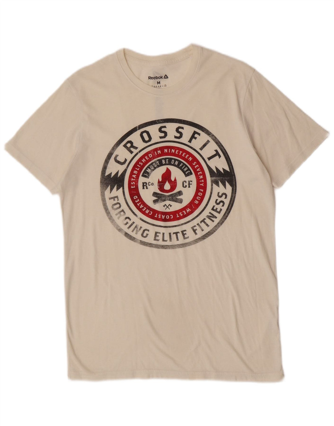 Tricou grafic pentru bărbați Reebok Top Medium White