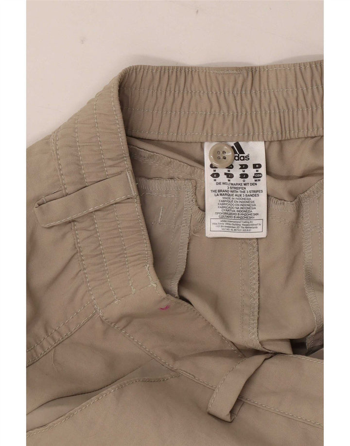 Pantaloni cu grafic pentru femei Adidas Medium W30 L30 Maro Nylon