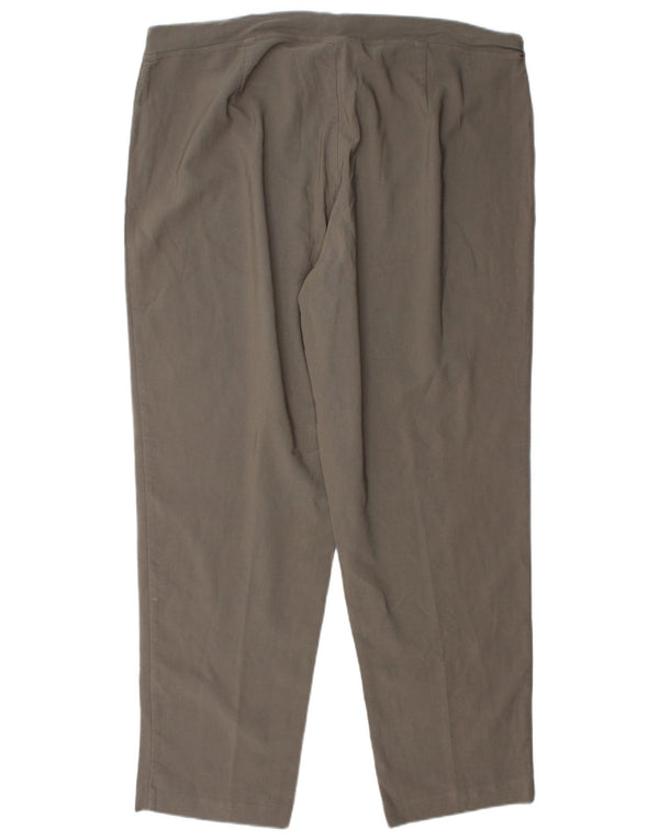 Marks & Spencer Pantaloni casual pentru femei Autograph UK 18 XL W40 L31 gri