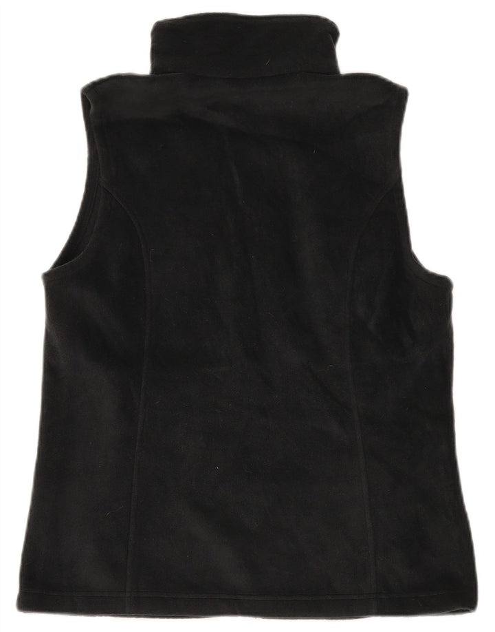 COLUMBIA Gilet cu lână pentru femei UK 14 Poliester mediu negru