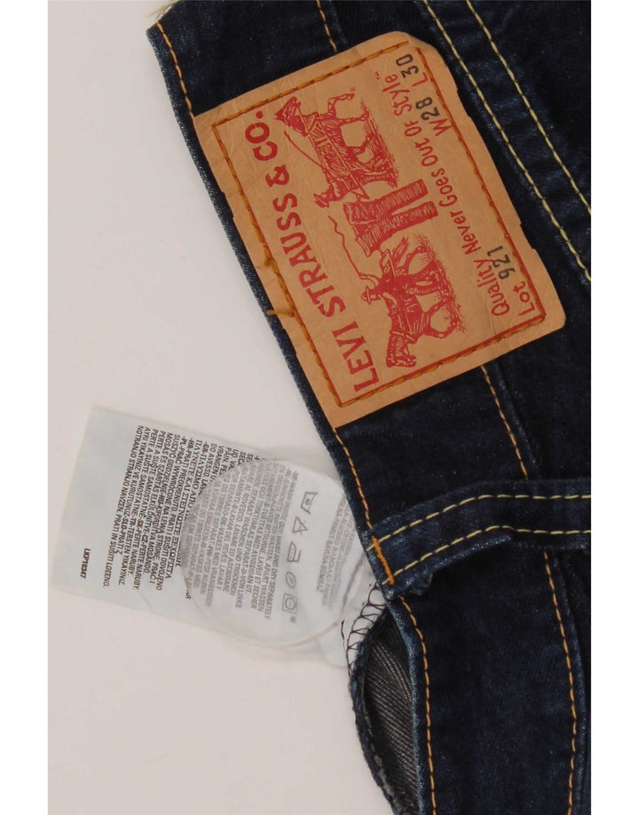 Blugi Levi's 921 Bootcut W28 L30, bumbac albastru