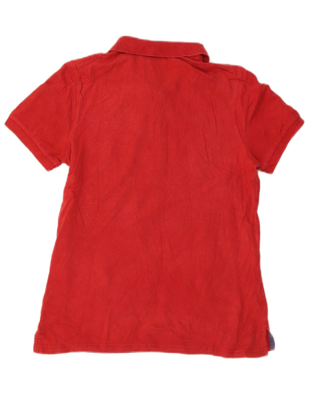 EDDIE BAUER Tricou polo pentru femei UK 10 Bumbac roșu mic