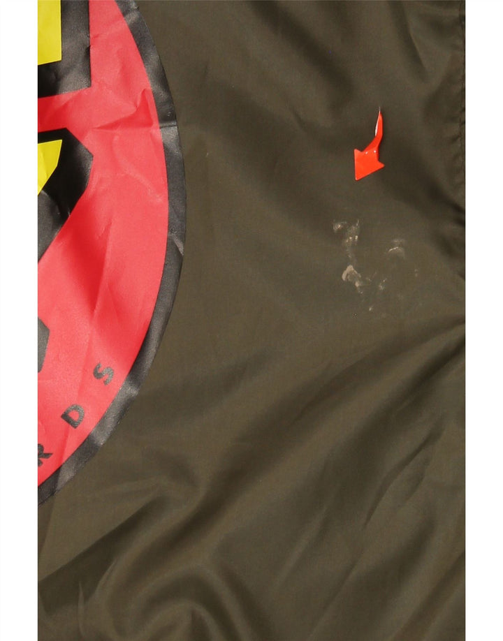 Jachetă bomber cu glugă cu glugă pentru bărbați Santa Cruz UK 40 Poliester kaki mare