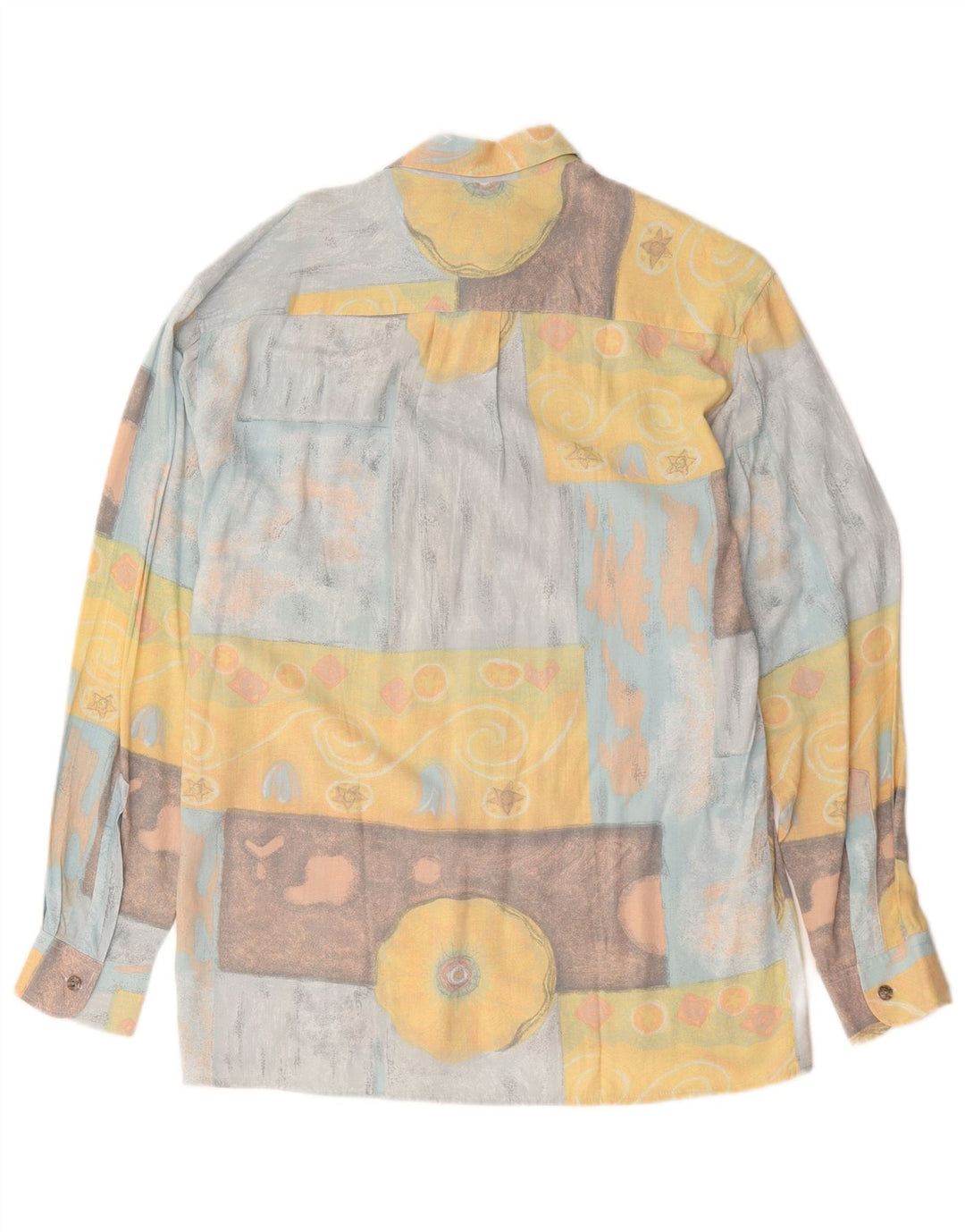 Cămașă Vintage bărbați Mediu Multicolor Patchwork