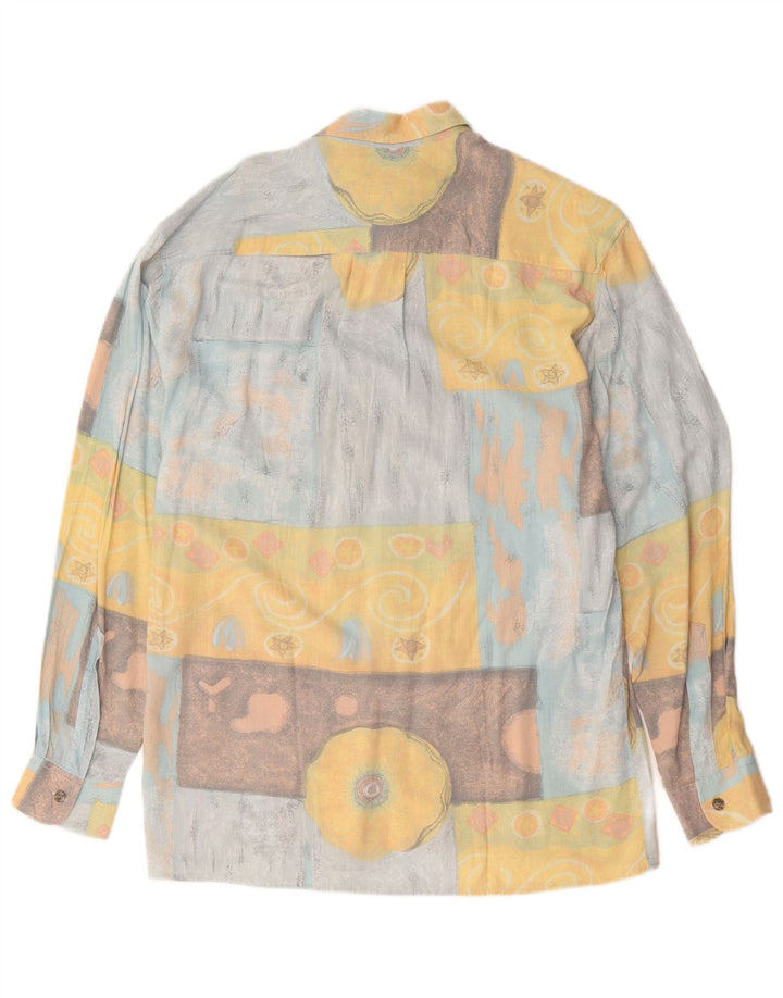 Cămașă Vintage bărbați Mediu Multicolor Patchwork