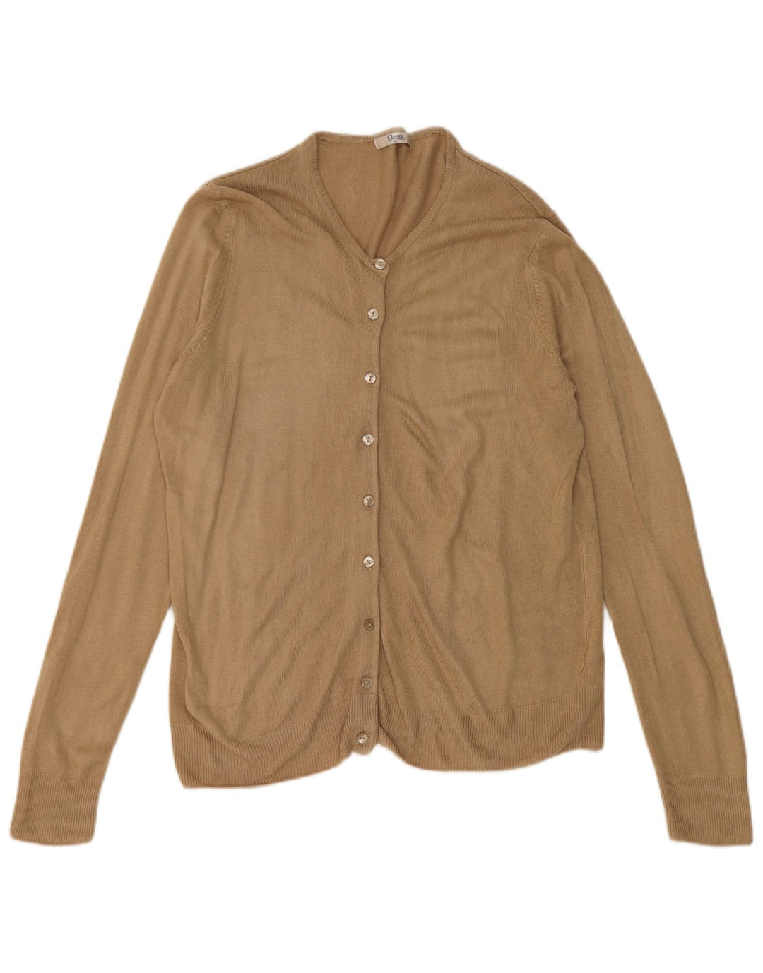 Pulover cardigan pentru femei Marks & Spencer UK 10 Mic Bej Acrilic