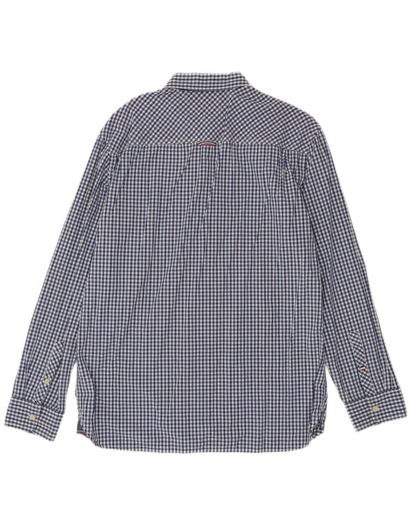 Cămașă pentru bărbați Tommy Hilfiger, XL, bumbac vichy albastru