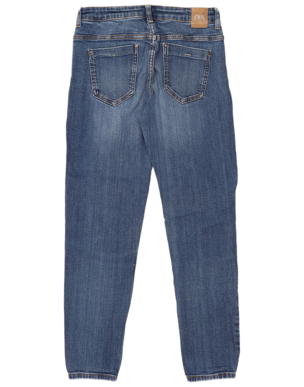 Blugi skinny dama Zara EU 40 Medium W30 L28 Bumbac albastru