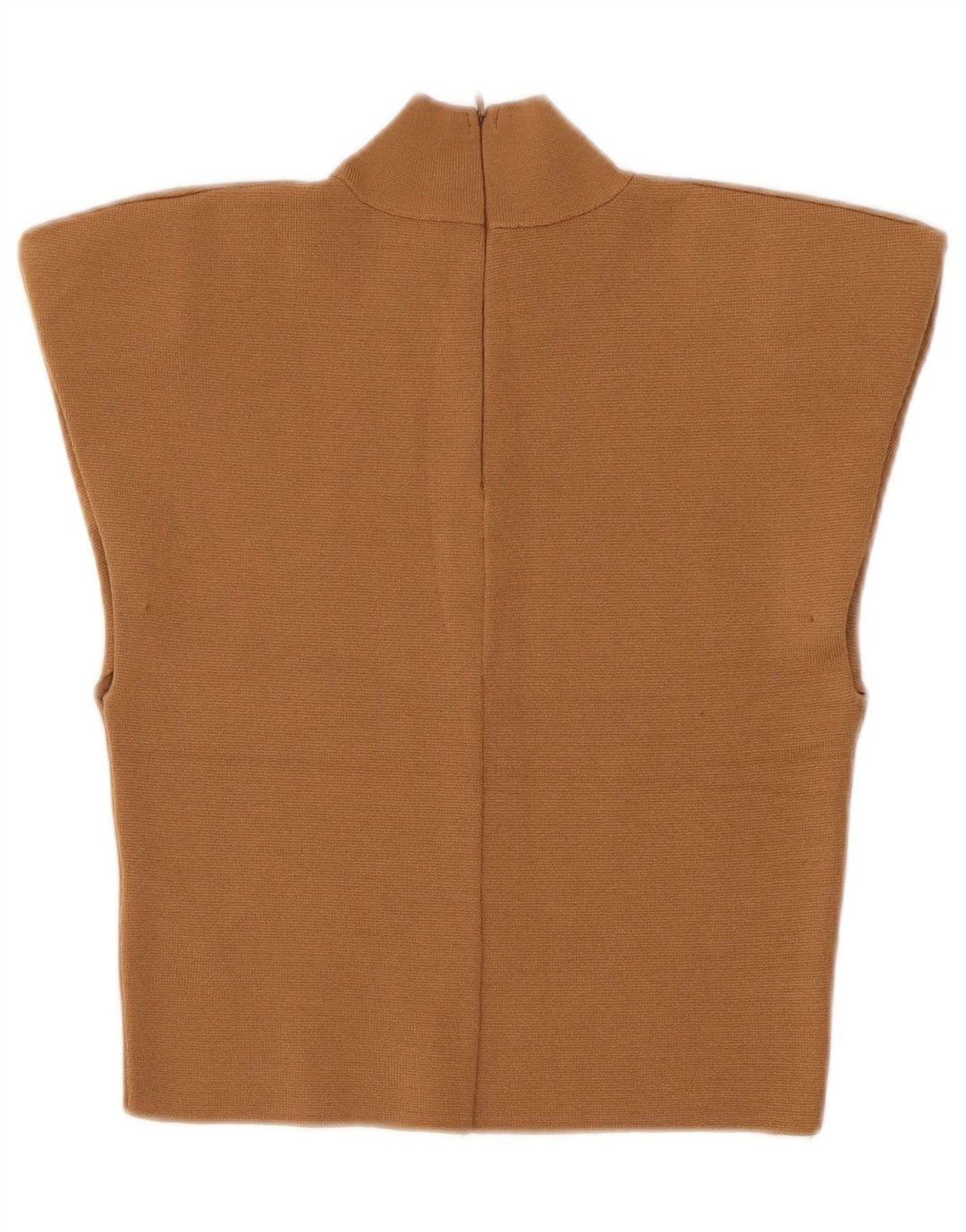Bluză Crop Top Femei Zara UK 8 Mic Maro Viscoză