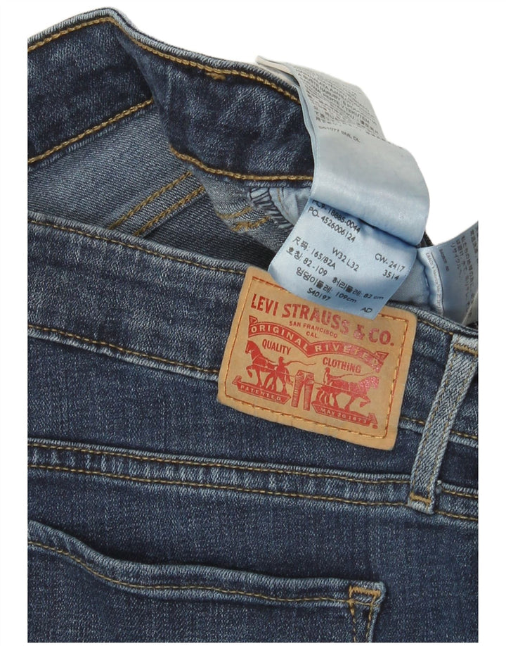 Blugi Levi's 715 Bootcut pentru femei W32 L32 bumbac bleumarin